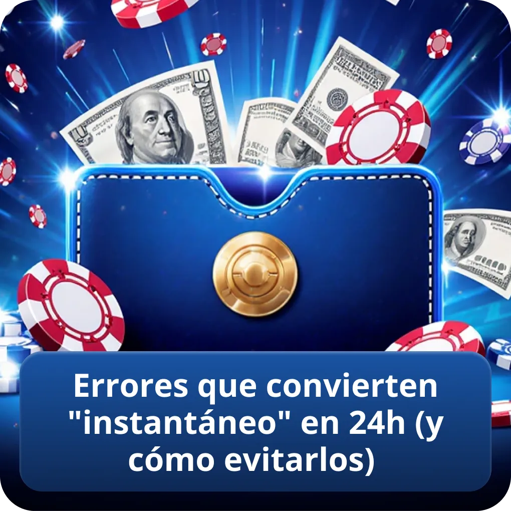 Errores que convierten "instantáneo" en 24h (y cómo evitarlos)