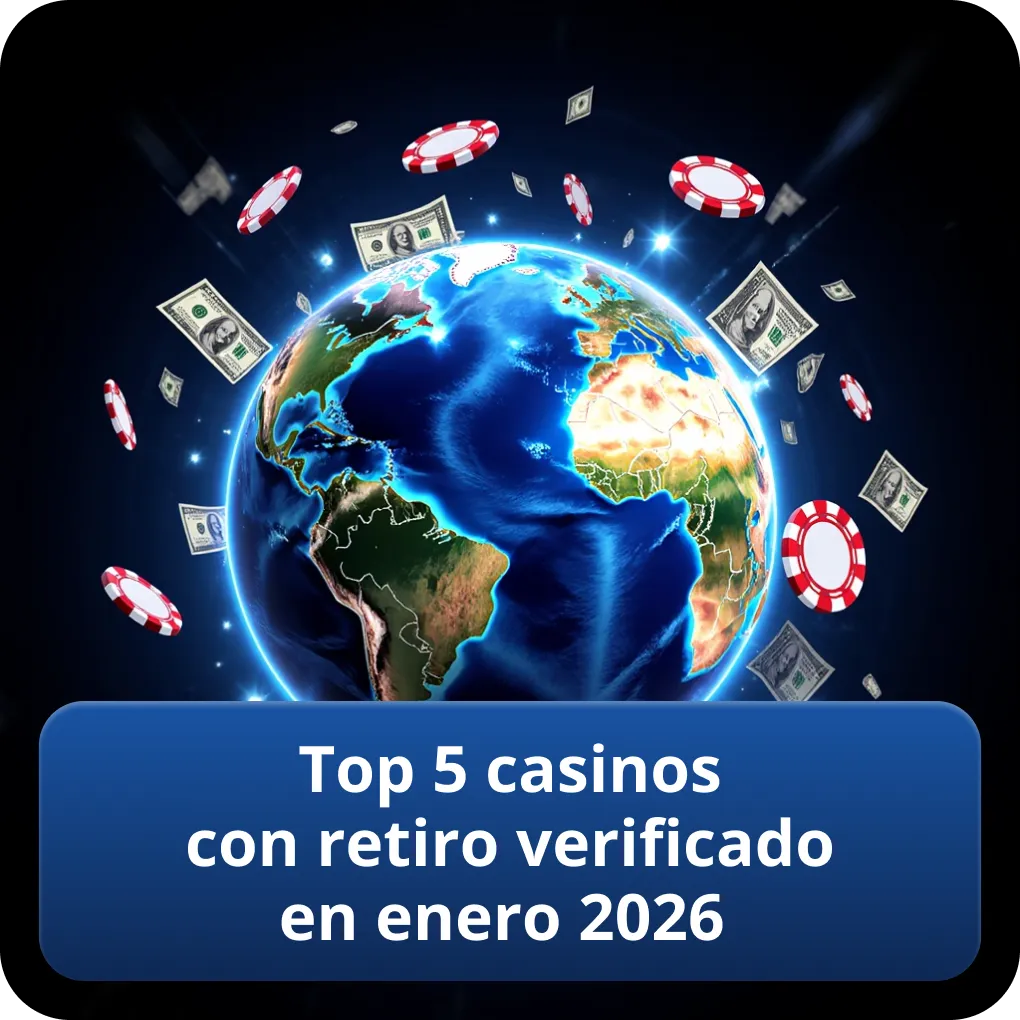 Top 5 casinos con retiro verificado en enero 2026