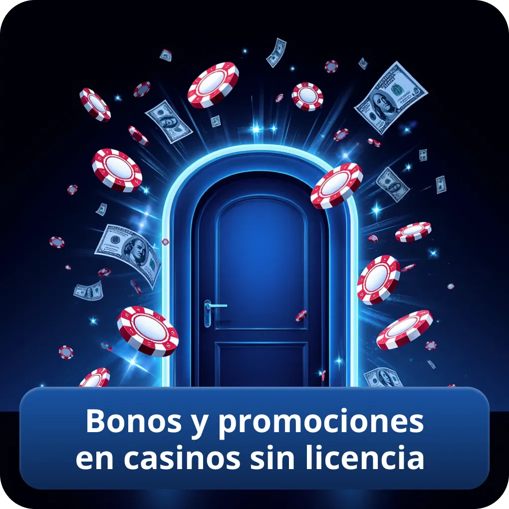 Bonos y promociones en casinos sin licencia