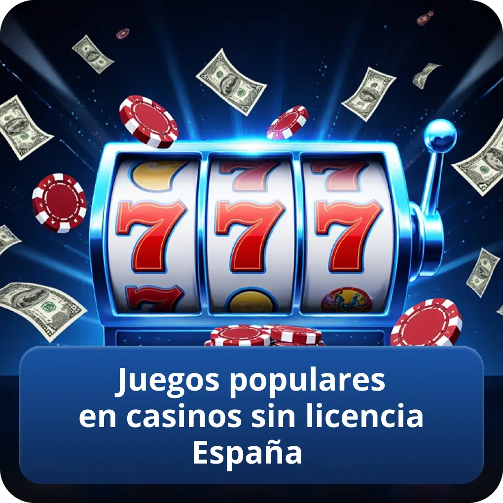 Juegos populares en casinos sin licencia España